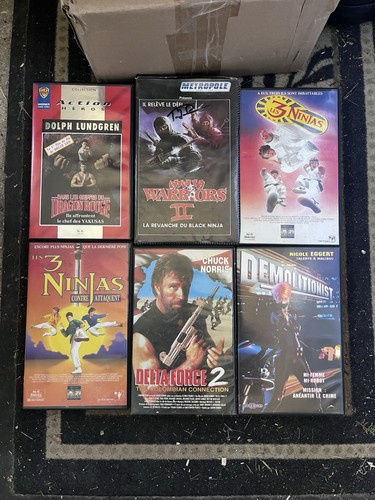 Lot cassettes vidéo - 6,