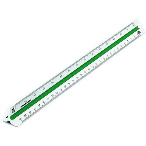 Echelle triangulaire 30cm - echelle,