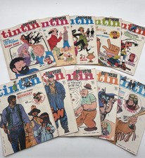 10 Magazines Tintin 1975/78