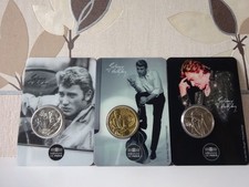 Monnaie de Paris 3 Mini Médailles Johnny Hallyday 2020 -NEUVE-