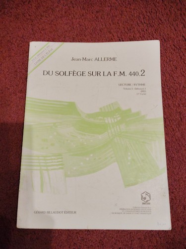 Livre solfège sur f - "du, la