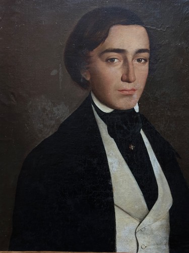 Ancien tableau portrait - tableau,