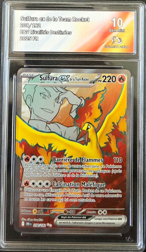 Pokémon carte gradée - carte, sulfura