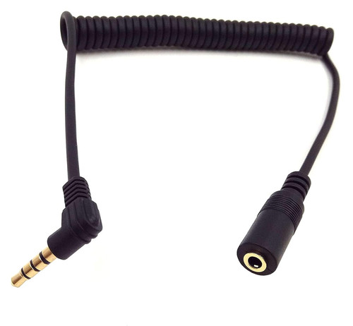 Coiled stereo audio cable - coiled,