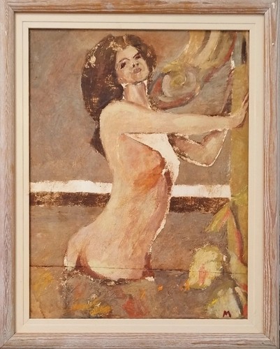 Tableau huile portrait - portrait, femme