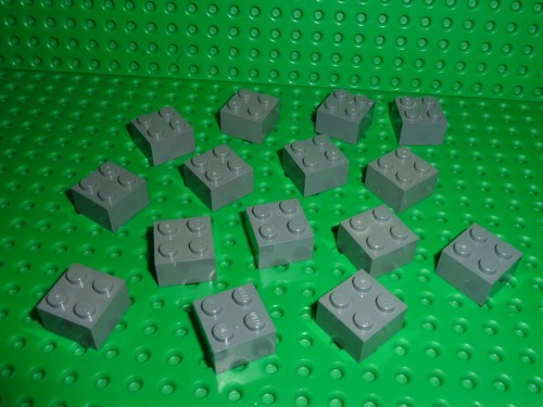 Lego dkstone bricks 2x2 - 15, x