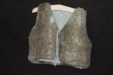 CAPTAIN TORTUE gilet sans manches fausse fourrure 8/10 ans