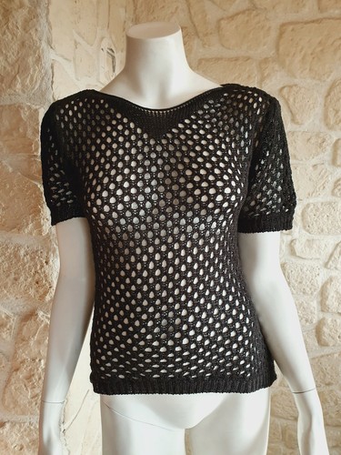 Tee shirt ajouré - tee-shirt, neuf
