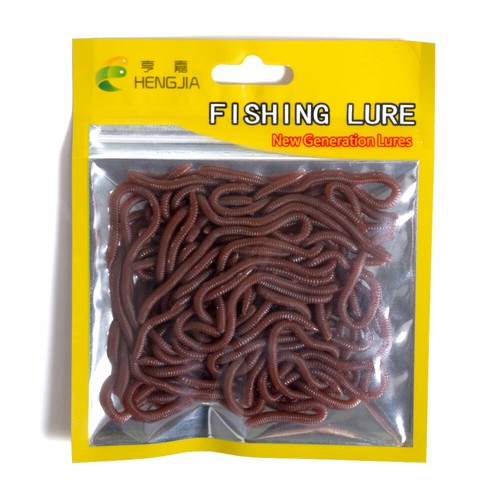 50pcs leurre souple - ver, de