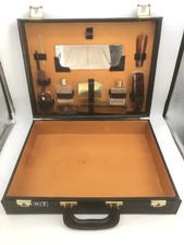Ancienne valise mallette de toilette de voyage - Nécessaire grand modèle