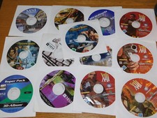 LOT PUB de jeux PC GAME with MSI dvd-cd-rom GAMES COLLECTION XIII ubisoft 