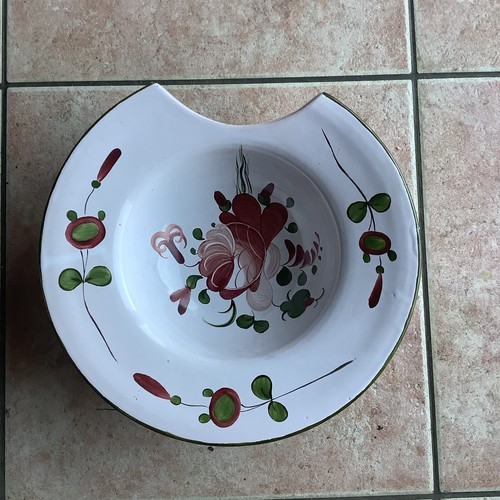 Plat barbe faience - faience, est