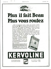 Publicité ancienne huile pour