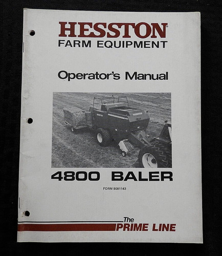 Véritable hesston 4800 baler - véritable,