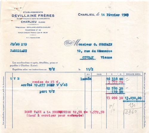 1949 ets devillaine freres - ets,