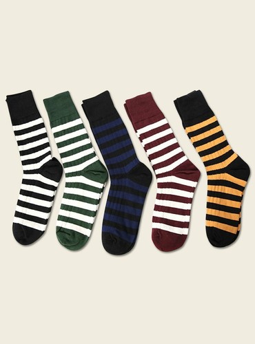 Chaussettes rayées style - chaussettes,
