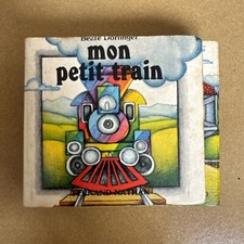 Mon Petit Train Fernand Nathan 1980 Petit Livre Dépliant Vintage