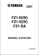 Fazer 1000 - FZ1 07 - Manuel cles USB YAMAHA FR Support - Clés USB