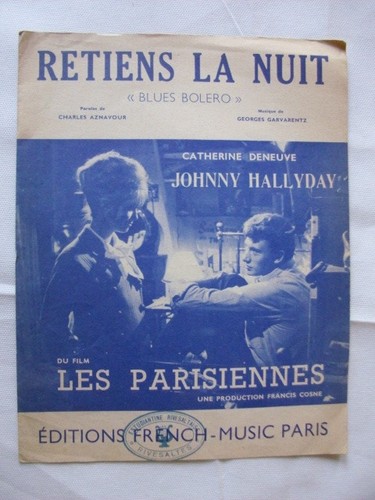 Partition johnny hallyday - partition,