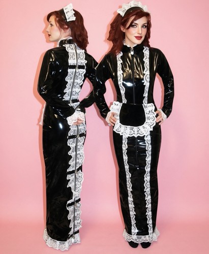 Misfitz black pvc lace - pvc, &