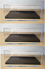 Lot de 3 Boite Vitrine  1/24