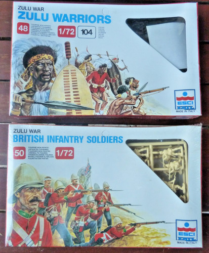 Soldats plastique zulu - plastique,