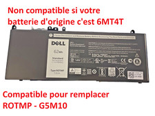Batterie d'origine  Dell Latitude 3160 E5450 E5550 R0TMP 62Wh