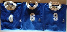 LOT 3 MAILLOTS LE COQ SPORTIF JOUEURS VINTAGE // STYLE ITALIE - TAILLE L