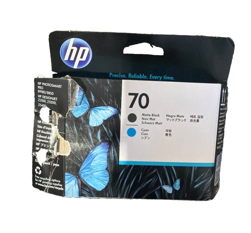 Cyan matte black genuine - hp,