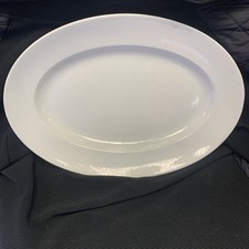 Ancien Plat Ovale  Faience