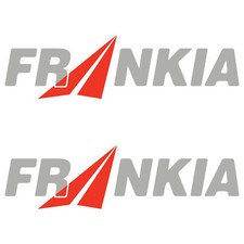 2 x FRANKIA 48cm x 13,1cm