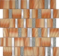 Mosaïque Verre Aluminium ALU