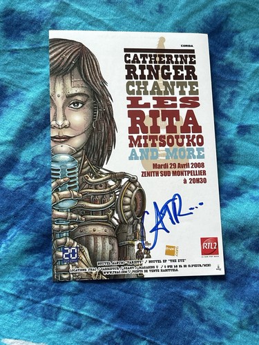 Flyer dédicacé autograph - dédicacé,