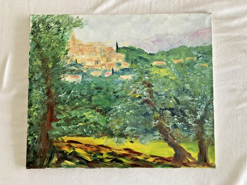 Peinture huile sur toile - peinture,