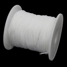 5 ou 10m Fil Nylon Blanc 1mm Pour bracelet, Bijoux.. 1 mm