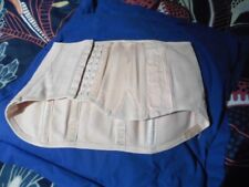 ANCIENNE GAINE CORSET ROSE PLUMETIS T 90 CM HANCHE 100 CM H DOS 31