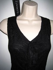 NWT Black lace tank/top by