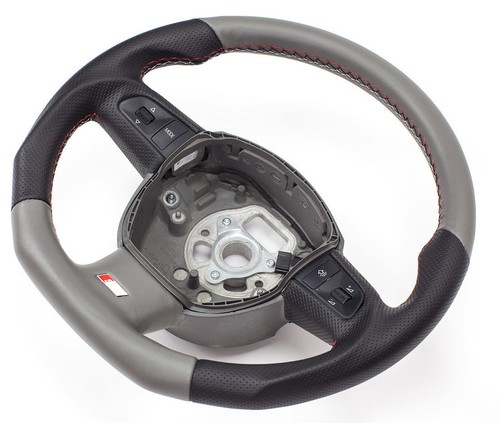 Volant cuir line aplati - s-line,