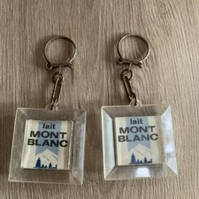 lot de 2  porte-clés Mont Blanc - crème dessert, tonimalt