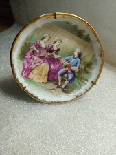 Petite assiette décorative en porcelaine limoges France  Fragonard 