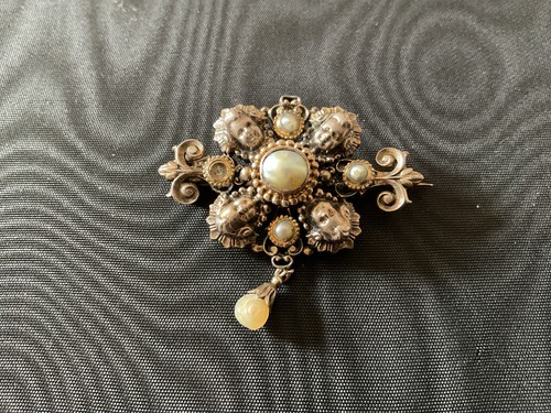 Broche xixeme argent - broche,