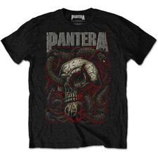 Pantera Dimebag Darrell Snakes Eye Socket Rock officiel T-shirt Hommes unisexe