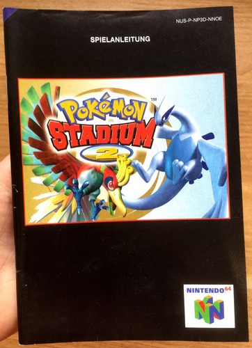 Pokémon stadium notice - 2,