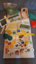 lot de pièces Playmobil thème zoo ferme animaux etc....