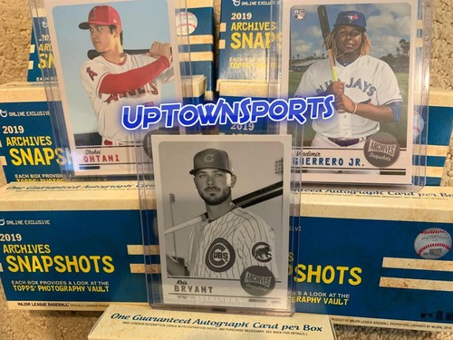 2019 topps archives - topps, snapshots