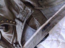 * craquant pantalon army Ikks kaki  taille haute 38