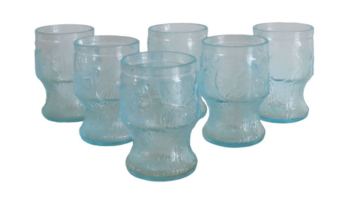 Verre orangeade bleu - bleu, fidenza