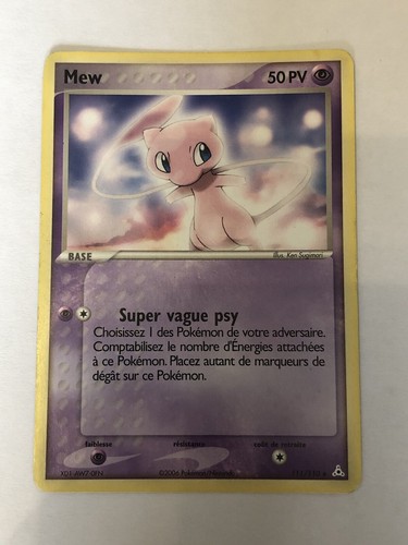 Carte pokémon mew 111 110 - pokémon,