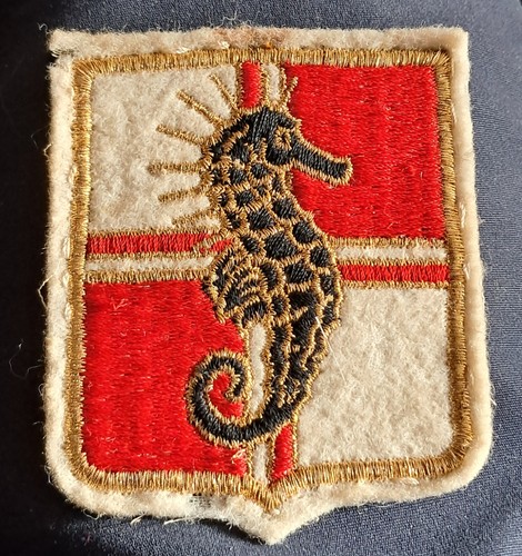 écusson militaire hippocampe