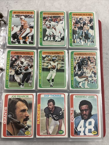 1978 topps football card - card, #s